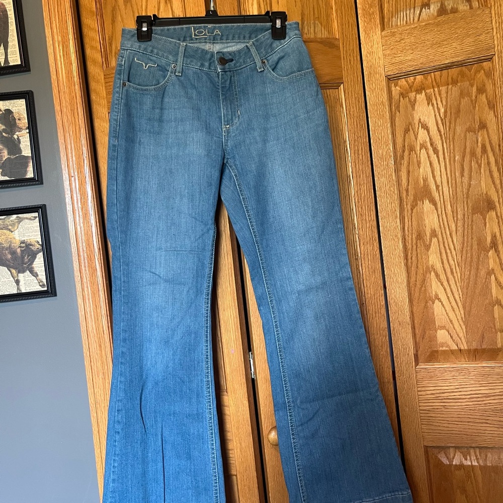 Women’s Kimes Ranch Lola SoHo Fade Blue Flare Wide Leg Jeans